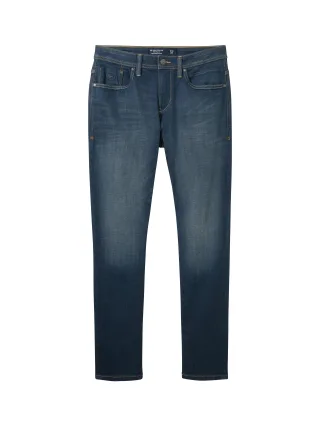 Tom Tailor - TTJOSH REGULAR SLIM Jeans dark stone blue grey denim - Gr. - 32