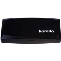 Karella Dartpfeil Dartbox Schwarz, Dart Case Etui Tasche für Dartpfeile Flights