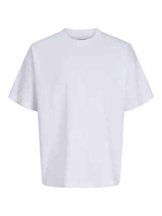 JACK&JONES - JCOBARRON TEE SS O-NECK NOOS JNR Weiß - Gr. - 164