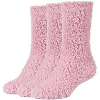Camano Socken cosy fuzzy 3er Pack 3er Pack Wärmende, kuschelige Qualität für kalte Tage, Extra weich