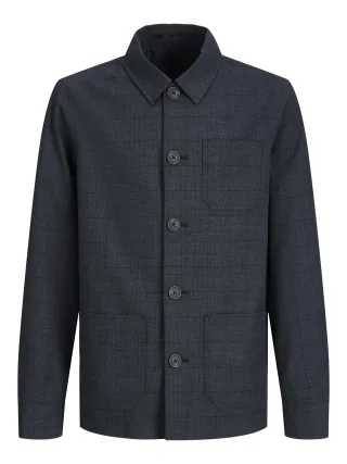 JACK&JONES - JPRHARRY PEDRO HYBRID CHECK BLAZER BFJNR dark navy - Gr. - 164