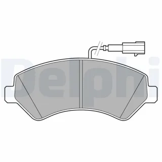 Delphi Bremsbel?ge vorne Fiat Ducato 250