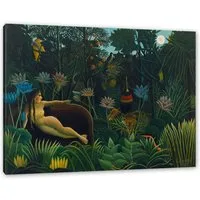 Pixxprint Leinwandbild Henri Rousseau - Der Traum, Henri Rousseau - Der Traum (1 St), Leinwandbild fertig bespannt, inkl. Zackenaufhänger