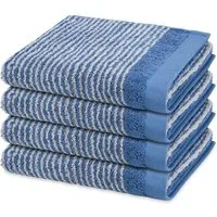 ROSS Handtuch Set Stripes, Frottee (Spar-Set, 4-St), 4 X Handtuch im Set - Baumwolle - Saugstark