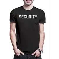 Urban Backwoods Print-Shirt Security Herren T-Shirt Kostüm Sicherheit Fasching Karneval (1-tlg) Verkleidung Fastnacht Fassenacht Faschings-Shirt Helau