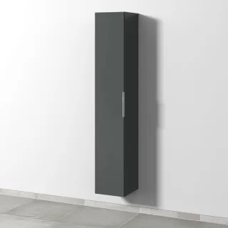 Sanipa 3way Hochschrank mit 1 Tür, Anthrazit-Matt UM10622