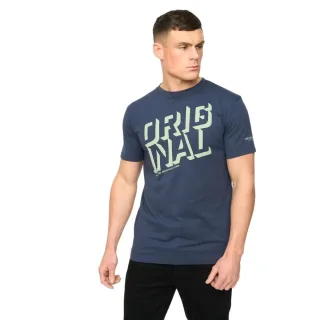Crosshatch - "Protrax" T-Shirt für Herren, Baumwolle (Marine)