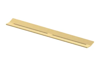 Tece drainprofile Profildeckel Edelstahl Gold Optik gebürstet (bis 11/2023), 675012 675012