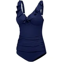 Aqua Speed Badeanzug Figur schmeichelnder Lydia Badeanzug mit kl. Handtuch (elegante Farben und jugendliches Design)