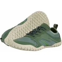 Ballop Sneaker Serengeti (breite Zehenbox) grün Barfußschuh