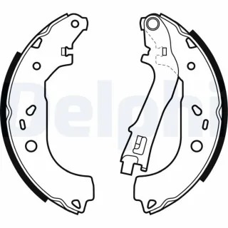 Delphi Bremsbacken hinten Cadillac Fiat Lancia Opel
