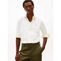 Tommy Hilfiger Langarmhemd OXFORD DOBBY Button-down-Kragen, regular fit, Businesshemd
