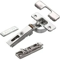 Salice Möbelbeschlag 2 x Salice Topfband S700 110° Bohrbild T52 Nickel matt MPL L (2 St)