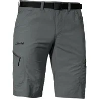 Schöffel Trekkinghose Reise-Wanderhose Silvaplana2 kurz (UV-Schutz) asphaltgrau Herren