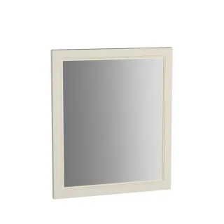 VitrA Valarte Flachspiegel 62215 595x30x700mm, Wandmontage, Korpus elefenbein matt, Dekor