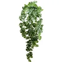 Künstliche Zimmerpflanze Splitphilodendron-Hängepflanze Grünpflanze, Creativ green, Höhe 95 cm, mit zahlreichen Blättern
