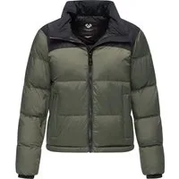 Ragwear Steppjacke Serah stylische Damen Winterjacke im Colourblocking-Design