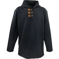 Lavecchia Hoodie Lavecchia Herren Kapuzen Hoodie LV-605 (Black, 7XL) Kapuzensweatjacke