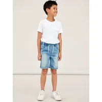 Name It Jeansshorts NKMRYAN JOGGER DNM L SHOR Baumwollmischung, elastisches Bündchen, verstellbar