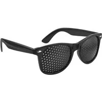 WEBBOMB Brille Augentrainer Lochbrille Gitterbrille Rasterbrille pinhole glasses