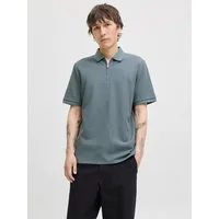 Jack & Jones Poloshirt JJEAUSTIN ZIP POLO SS NOOS mit Polokragen