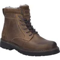 Josef Seibel Curtis 50 Winterboots Schnürboots mit Ziernähten und Kontrast-Rahmennaht, G-Weite