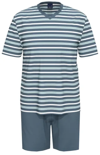 AMMANN - SCHLAFANZUG KURZ dark denim - Gr. - 56