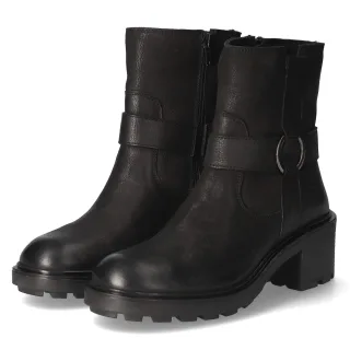 Bullboxer Biker Boots  Schwarz - Gr. 41 -  Textil und Synthetik