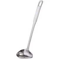 GRÄWE Soßenlöffel, Edelstahl Soßenlöffel mit Aufhängeöse, Serie CLASSIC