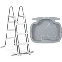 Intex Pool-Sicherheitsleiter »28075« 91-107 cm + inkl. Intex Pool Fußbad (Set), inkl. Intex Pool Fußbad