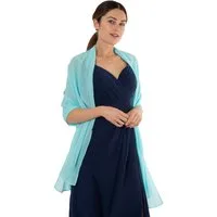 MayTree Modeschal Chiffon Schal Stola Umschlagtuch für Abendkleid Cocktailkleid 70x180, (Stück, 1-St)