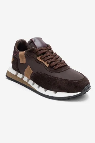 Vian Leather Platform Turnschuh Women