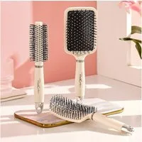 Luckice Haarkamm Luftkissen-Bürste Massage-Bürste Hairbrush Flexible Noppenbürste, (ohne Statik, Männer und Frauen verfügbar, 3 tlg), Sanfte Haarbürste  haarschonend Luftkissen puffy