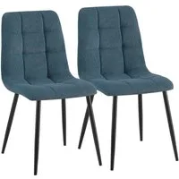CLP Esszimmerstuhl Antibes (2er Set), Cordbezug, Metallgestell bis 150 kg