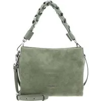 COCCINELLE Handtasche Handbag Suede Grainy Leather, aus echtem Rindsleder