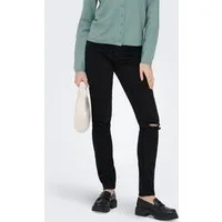 ONLY Skinny-fit-Jeans ONLSUMI MID WAIST KNEE DES SK DNM BOX Destroyed Effekte