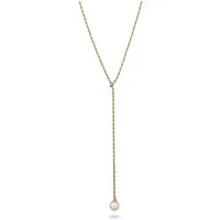 Elli Perlenkette Y-Kette mit Perlen von Swarovski® 925 Sterling Silber