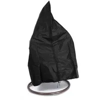 RAMROXX Hängesessel Premium Schutzhülle Cover für Hängesessel Schwarz 190x100cm