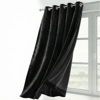 Beautex Verdunkelungsvorhang Samt Vorhang Ösen Gardine Velvet blickdicht abdunkelnd (1 St), Ösen, abdunkelnd, Velvet-Samt, blickdicht, Ösenaufhängung, pflegeleicht