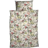 CASATEX Bettwäsche Aunt Luzi, Satin, 2 teilig, blumiges, modernes Design