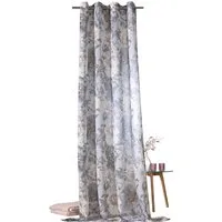 Weckbrodt Vorhang Charlotte (1 St), Ösen, halbtransparent, Leinen, halbtransparent, floral, geblümt, Gardine, Store