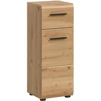 xonox.home Stauraumschrank Artisan Oak Nachbildung Melamin beschichtet modern 30x80x30 cm