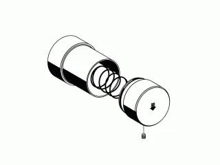 Schell Betätigungsknopf LINUS D-SC-T chrom für Wandeinbau-Dusche, Thermostat 295230699