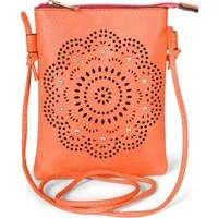 styleBREAKER Mini Bag Mini Umhängetasche Blumen Cutout und Strass (1-tlg)