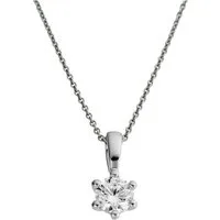 Firetti Kettenanhänger Schmuck Geschenk Gold 333 Halsschmuck Anhänger Solitär Lab Grown, mit Brillant