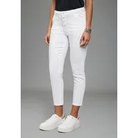 Bruno Banani 7/8-Jeans Skinny Fit, extra enger Beinverlauf, 7/8-Länge, mit Knopfleiste