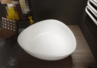 Riho freistehende Badewanne Oviedo 160x160x57/ weiß matt, B125001105 B125001105