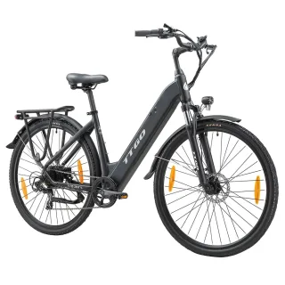 [EU DIRECT] TTGO HZ-28ST Electric Bike 36V 20AH Battery 250W Motor 28 Inches Tire 80-100KM Max Mileage 120KG Max Load El