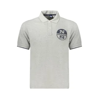 North Sails Grigio Baumwoll Herren Polo
