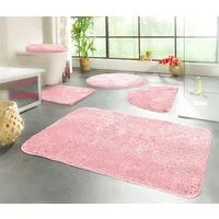 KiNZLER Badematte Chaozhou, Badvorleger, Badezimmer Teppich, Höhe 20 mm, rutschhemmend beschichtet, fußbodenheizungsgeeignet, Polyester, rechteckig, Badteppich, Uni Farben, weich, als rechteckig, rund & Set erhältlich